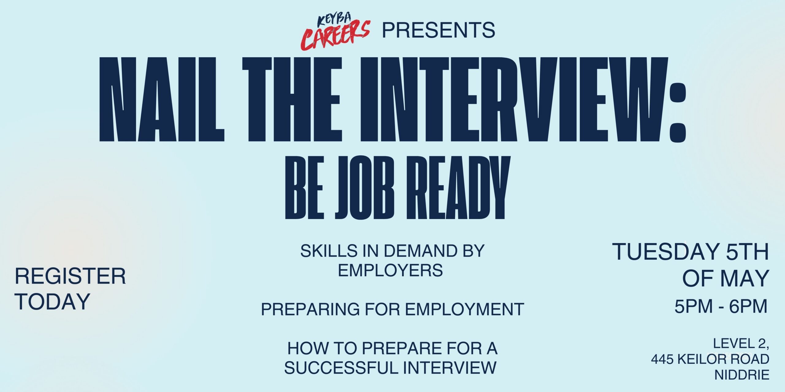 Nail the Interview: Be Job Ready - Workshop